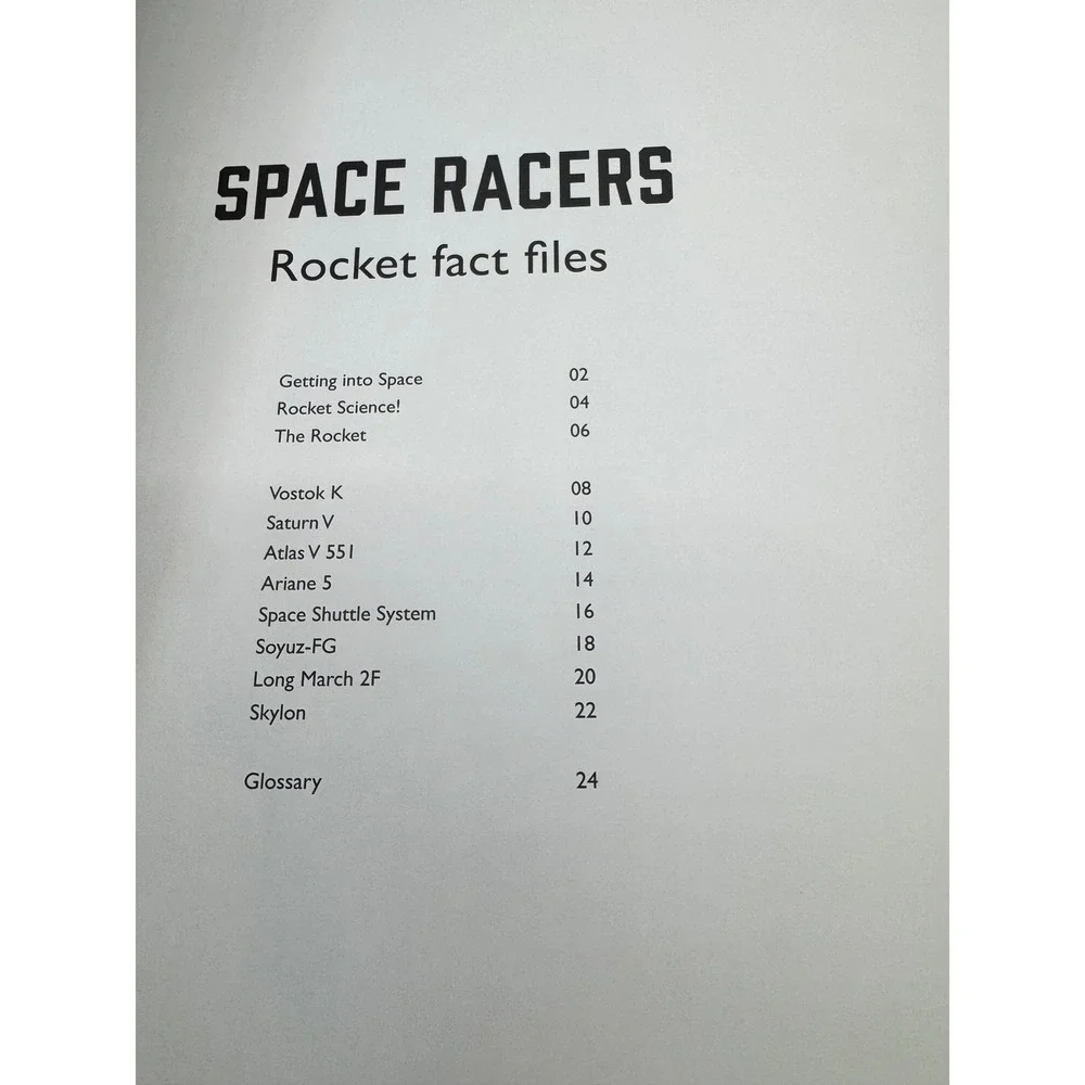 Space Racers Make Your Own Paper Rockets Kit Saturn V Space Shuttle 9 Models